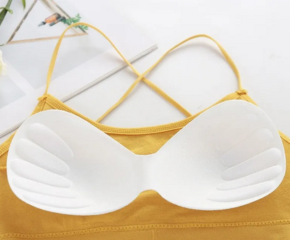 Seamless Double Cross Shoulder Strap Sport Bra