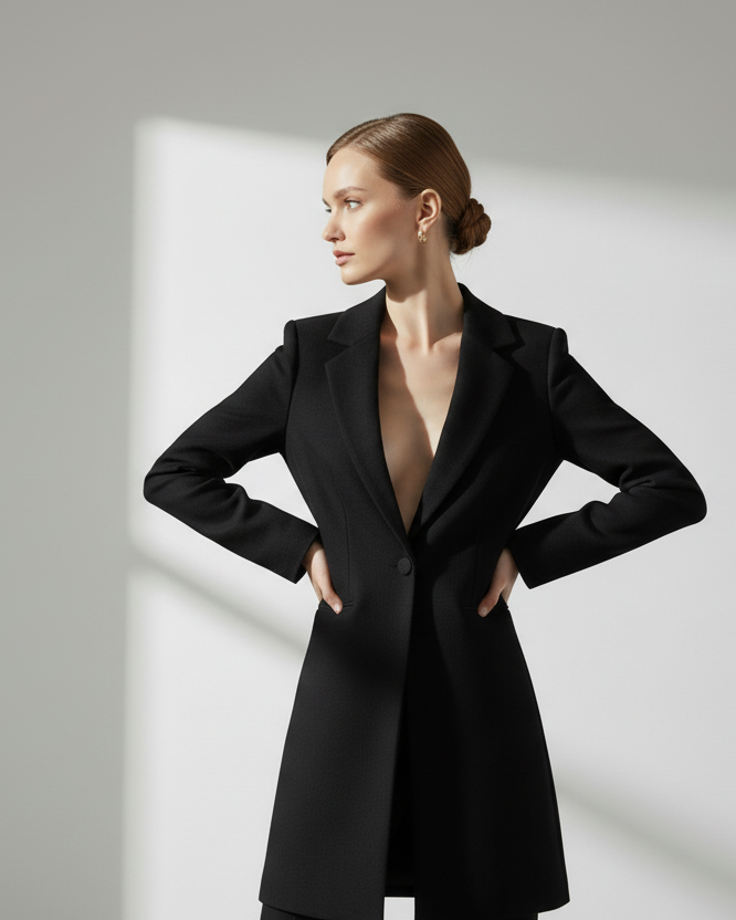 Women's formal suit and commuting windbreaker